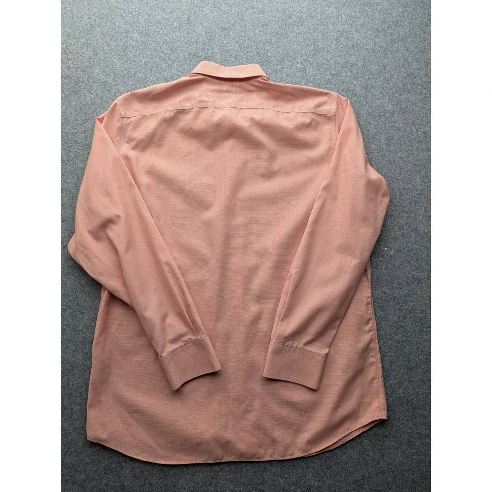 Banana Republic Men's Shirt Large Pink Button Up Non-iron Standard Fit